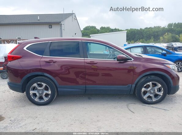 5J6RW2H8XHL014486 2017 HONDA CR-V Maroon Вид задньої частини салону