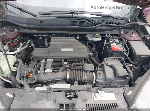 5J6RW2H8XHL014486 2017 HONDA CR-V Maroon Вид ззаду