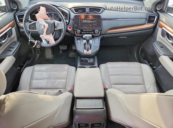 5J6RW2H8XHL024550 2017 HONDA CR-V Серый Вид панели приборов