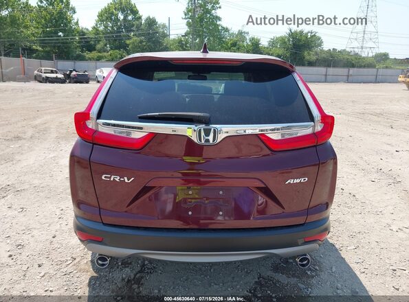 5J6RW2H8XHL032714 2017 HONDA CR-V Maroon 
