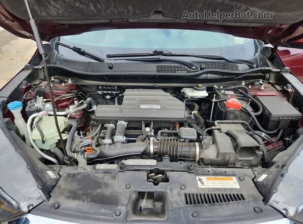 5J6RW2H8XKL016763 2019 HONDA CR-V Maroon Շարժիչի բաժամունքի տեսք