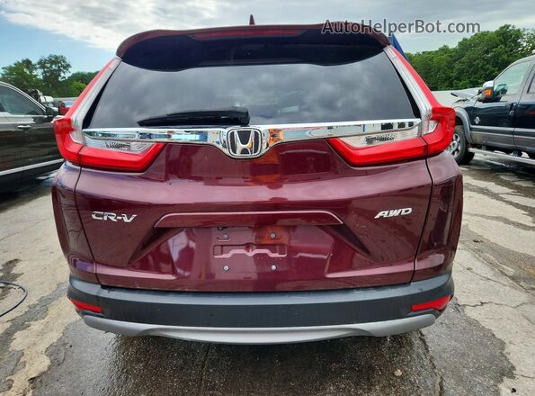 5J6RW2H8XKL016763 2019 HONDA CR-V Maroon Հետևի տեսք