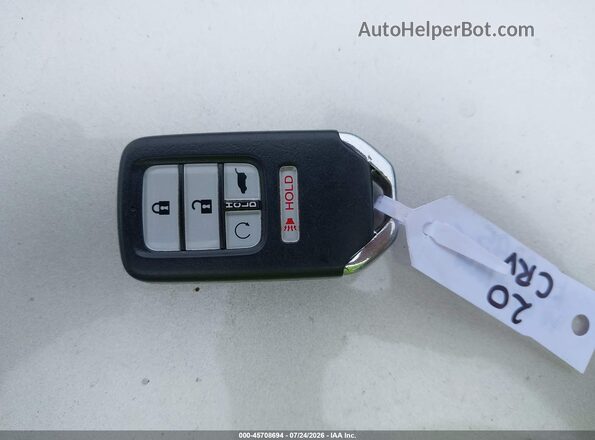 5J6RW2H8XLL016862 2020 HONDA CR-V White Dashboard view