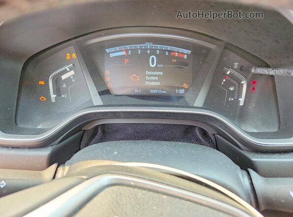 5J6RW2H8XLL026436 2020 HONDA CR-V White Widok zestawu wskaźników