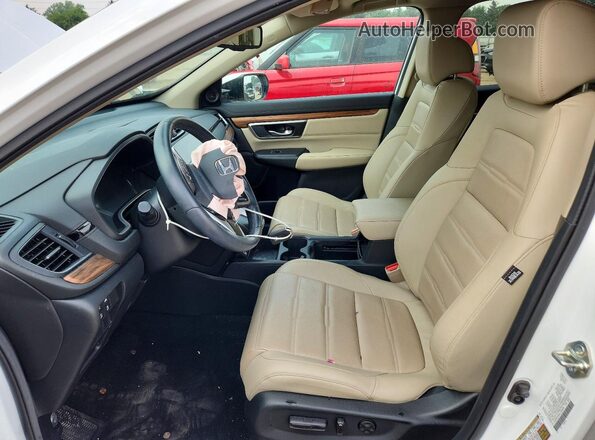 5J6RW2H8XLL026436 2020 HONDA CR-V White Widok wnętrza z przodu