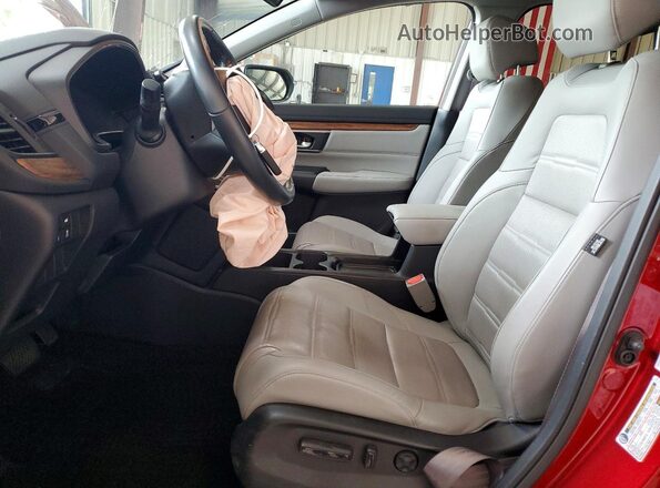 5J6RW2H8XLL031085 2020 HONDA CR-V Maroon Widok wnętrza z przodu