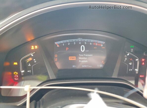 5J6RW2H8XLL031085 2020 HONDA CR-V Maroon Widok zestawu wskaźników