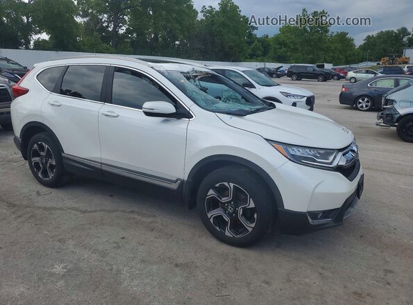5J6RW2H92HL000235 2017 HONDA CR-V White Delantero derecho