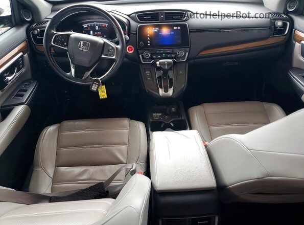 5J6RW2H95HL038185 2017 HONDA CR-V Gray Dashboard view