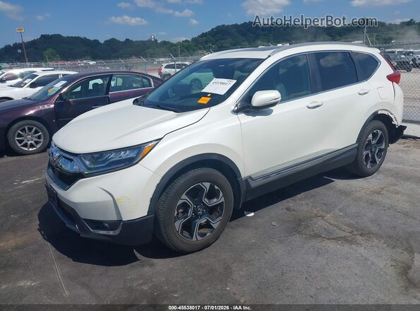 5J6RW2H95JL024485 2018 HONDA CR-V White წინა მარცხენა ხედი სამი მეოთხედიდან