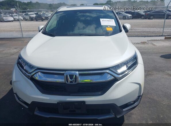 5J6RW2H95JL024485 2018 HONDA CR-V White ხელსაწყოთა პანელის ხედი