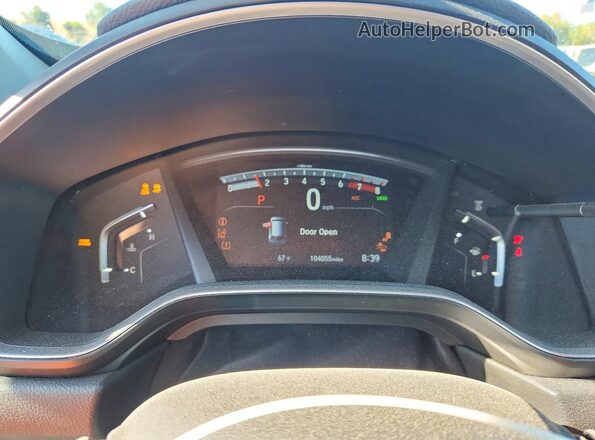 5J6RW2H95LL012176 2020 HONDA CR-V White Instrument cluster view