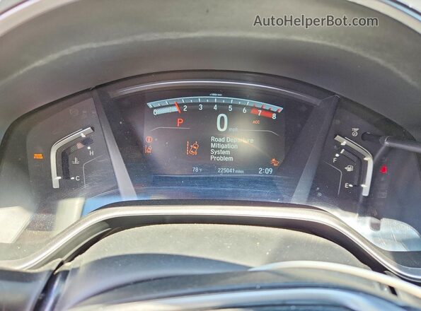 5J6RW2H97HL040049 2017 HONDA CR-V Black Instrument cluster view