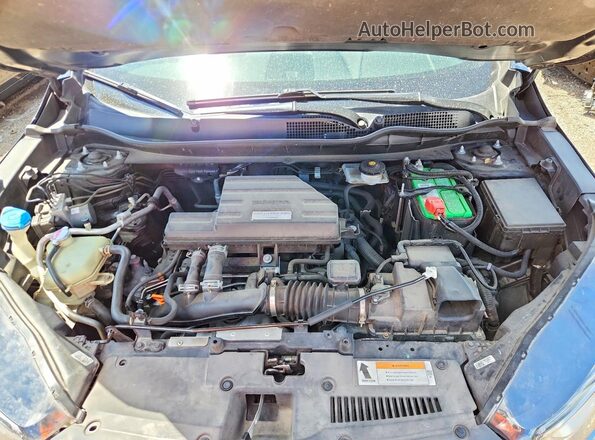 5J6RW2H97HL040049 2017 HONDA CR-V Black Rear interior view