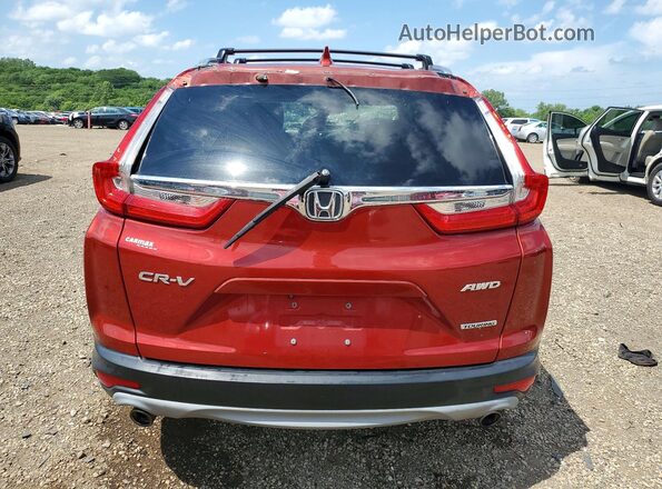 5J6RW2H97KL009083 2019 HONDA CR-V Burgundy Вид ззаду