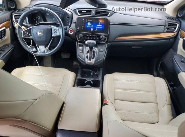 5J6RW2H97KL009083 2019 HONDA CR-V Burgundy Вид панелі приладів