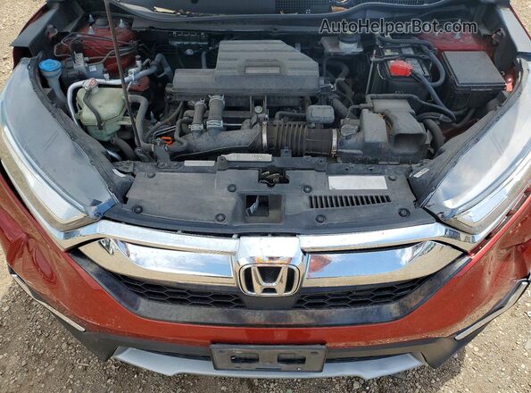 5J6RW2H97KL009083 2019 HONDA CR-V Burgundy Вид підкапотного простору
