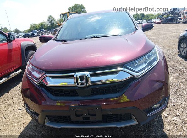 5J6RW2H98HL028671 2017 HONDA CR-V Burgundy Widok zestawu wskaźników