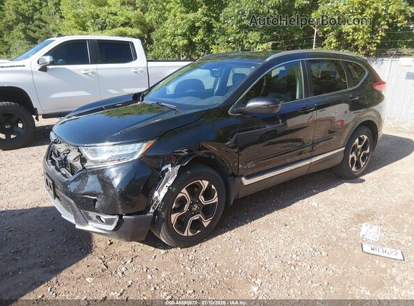5J6RW2H9XJL012882 2018 HONDA CR-V Black Front left