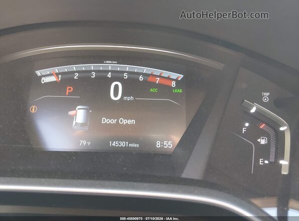 5J6RW2H9XJL012882 2018 HONDA CR-V Black Rear seats view