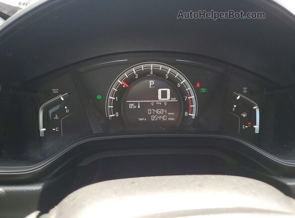 5J6RW5H30KL000920 2019 HONDA CR-V Black Instrument cluster view