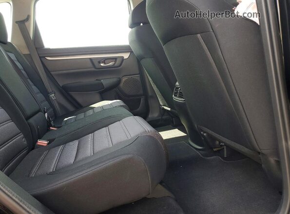 5J6RW6H37JL001986 2018 HONDA CR-V Black უკანა სავარძლების ხედი