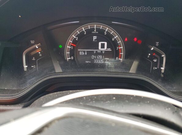 5J6RW6H39JL003464 2018 HONDA CR-V Gray Widok zestawu wskaźników