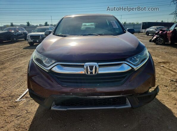 5J6RW6H3XHL005508 2017 HONDA CR-V Темно-бордовый Вид спереди