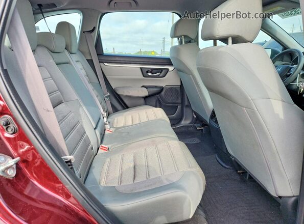 5J6RW6H3XJL002906 2018 HONDA CR-V Red Rear interior view