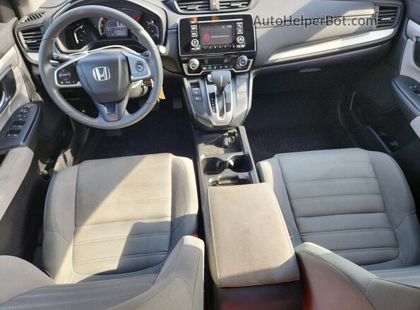 5J6RW6H3XJL002906 2018 HONDA CR-V Red Dashboard view