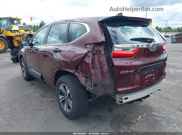 5J6RW6H3XKL004575 2019 HONDA CR-V Бордовый Задняя левая четверть