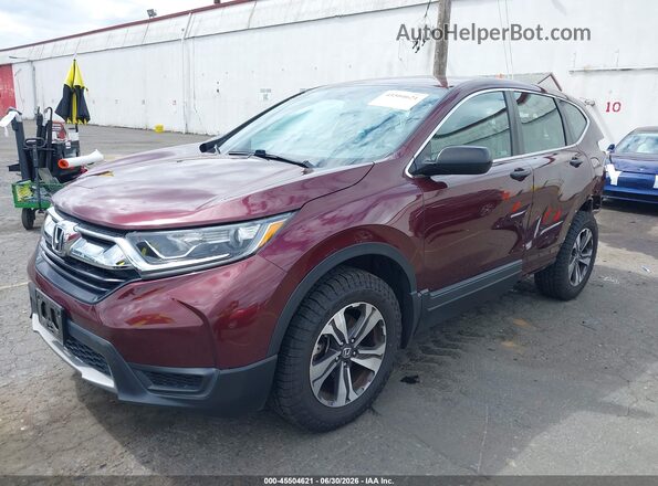 5J6RW6H3XKL004575 2019 HONDA CR-V Бордовый Передняя левая четверть