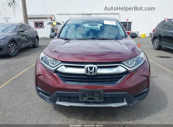 5J6RW6H3XKL004575 2019 HONDA CR-V Бордовый Вид задней части салона