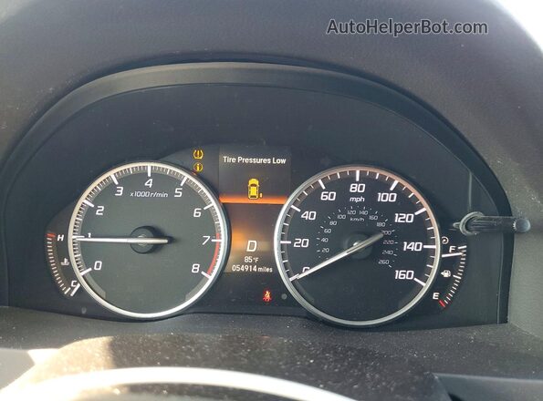 5J8TB3H31GL004642 2016 ACURA RDX Black Вид щитка приладів