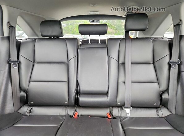 5J8TB3H37GL011806 2016 ACURA RDX Black Vista de los asientos traseros