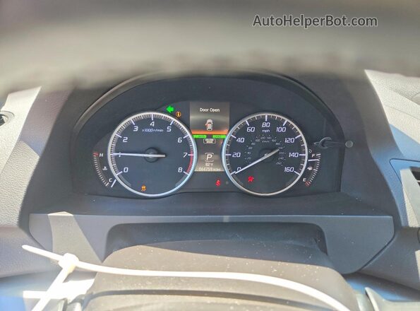 5J8TB3H39GL002525 2016 ACURA RDX White Widok zestawu wskaźników