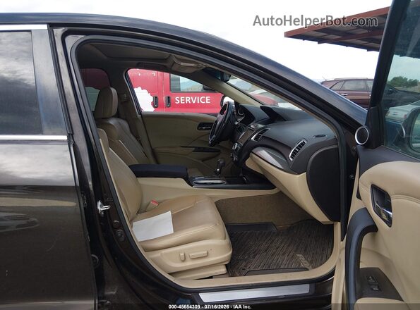 5J8TB3H52GL016705 2016 ACURA RDX Brown წინა სალონის ხედი