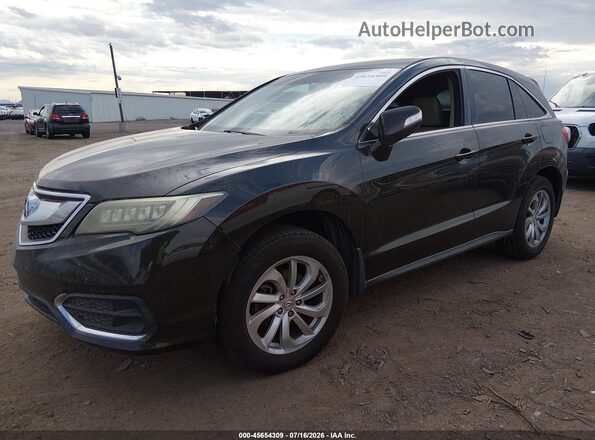 5J8TB3H52GL016705 2016 ACURA RDX Brown წინა მარცხენა ხედი სამი მეოთხედიდან