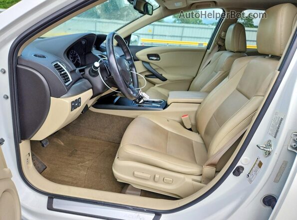 5J8TB3H71GL000609 2016 ACURA RDX White Widok wnętrza z przodu