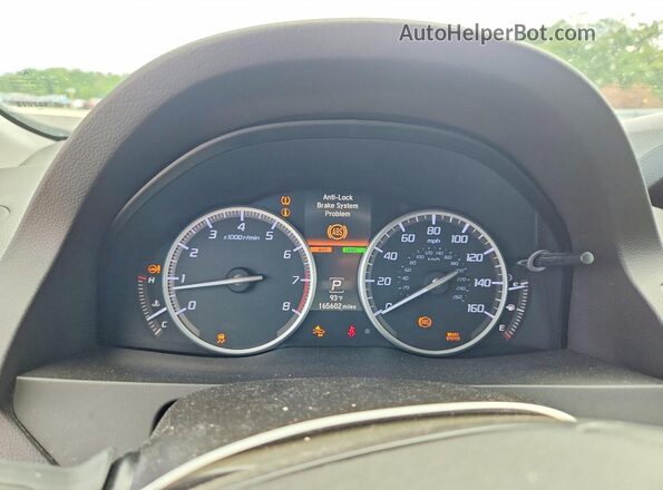 5J8TB3H72GL009366 2016 ACURA RDX Silver Vista del cuadro de instrumentos