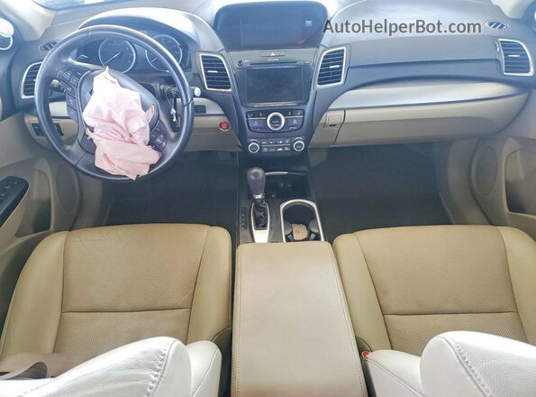 5J8TB3H74GL010101 2016 ACURA RDX White Առջևի վահանակի տեսք