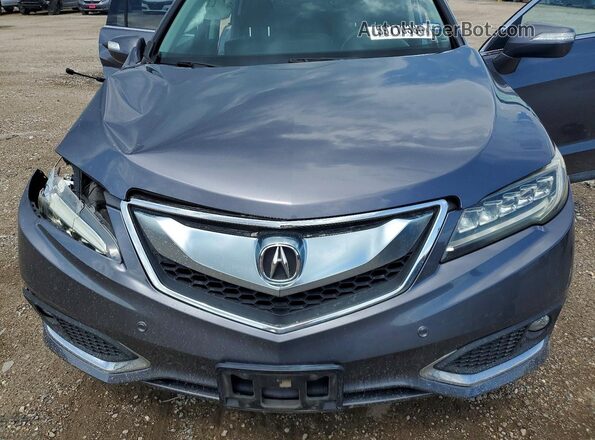 5J8TB3H76JL005456 2018 ACURA RDX Teal Вид задньої частини салону