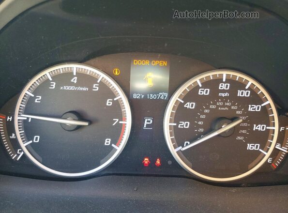 5J8TB4H34HL015626 2017 ACURA RDX Silver ხელსაწყოთა პანელის ხედი