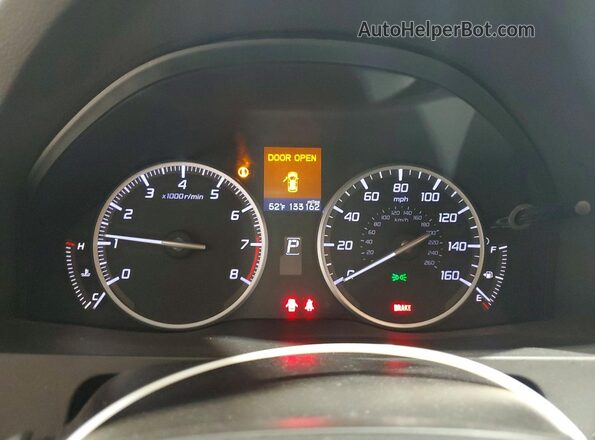 5J8TB4H35GL025533 2016 ACURA RDX Silver Սարքավորումների վահանակի տեսք