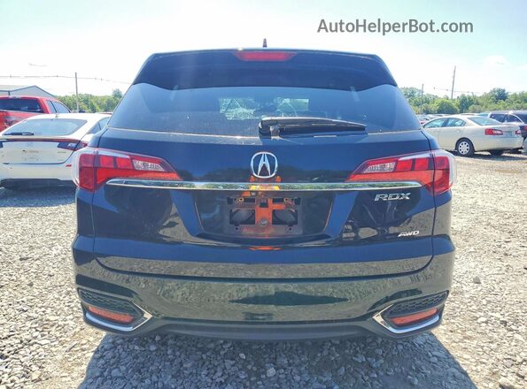 5J8TB4H36GL011852 2016 ACURA RDX Black Հետևի տեսք