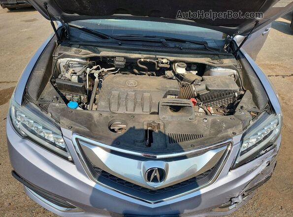 5J8TB4H37GL025274 2016 ACURA RDX Silver Vista del compartimento del motor