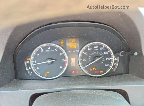 5J8TB4H37GL025274 2016 ACURA RDX Silver Vista del cuadro de instrumentos