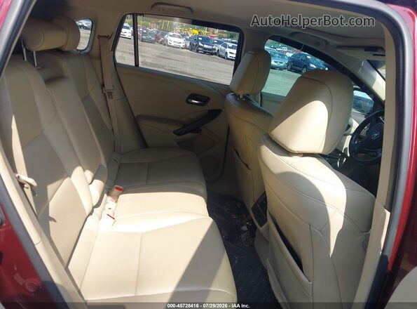 5J8TB4H37GL026487 2016 ACURA RDX Burgundy Vista de la etiqueta del VIN