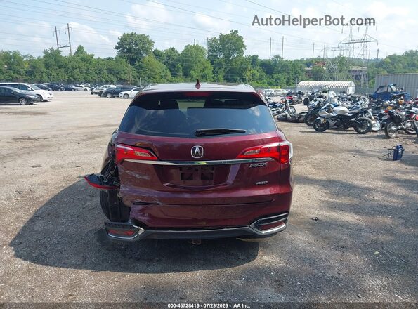 5J8TB4H37GL026487 2016 ACURA RDX Burgundy 