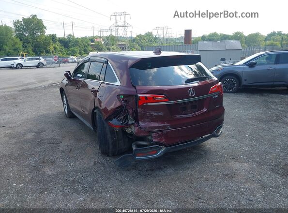 5J8TB4H37GL026487 2016 ACURA RDX Burgundy 